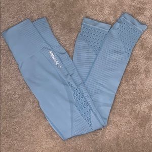 Gymshark Energy Seamless Legging in Light Blue